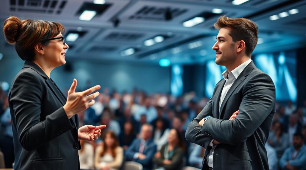 engaging telecom speakers