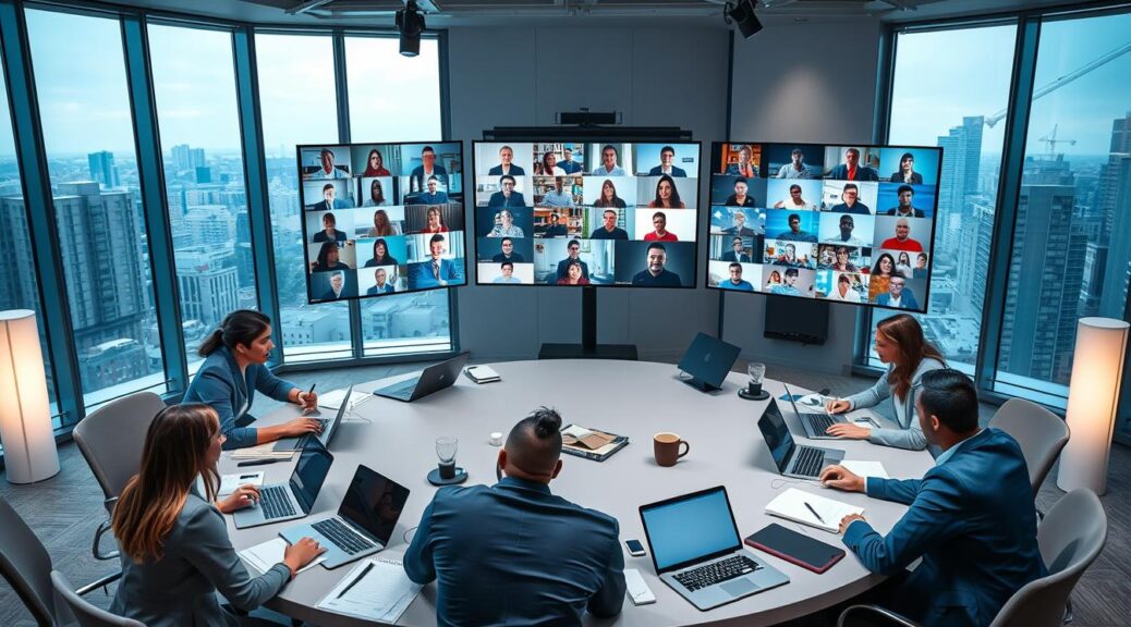 hybrid telecom conferences