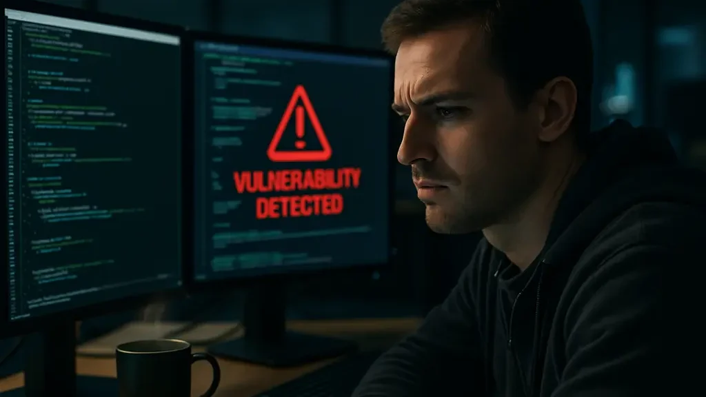 CISA Vulnerability Alert dashboard reviewed by a telecom security analyst