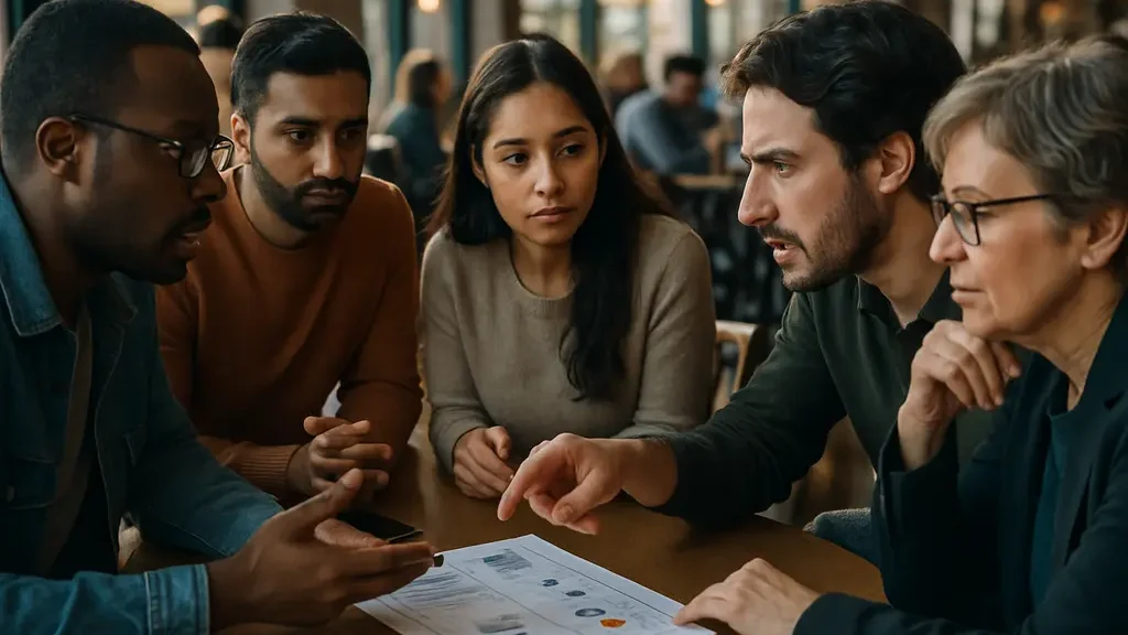 House AI Bills discussion with community members reviewing policy notes