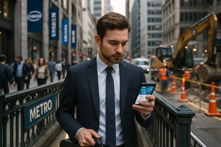 Network engineer reviewing fiber routes and power capacity data
