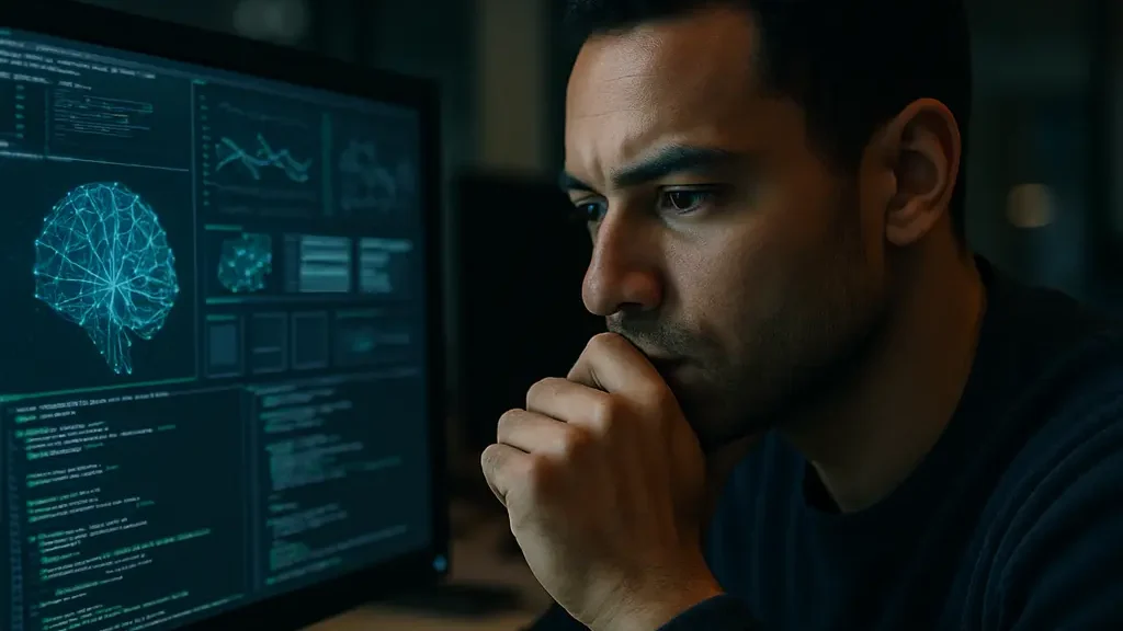 AI Cybersecurity Roles dashboard review in a telecom security operations room