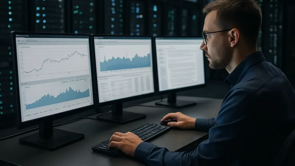 Data Center Regulation discussion with power grid planning charts on a conference table